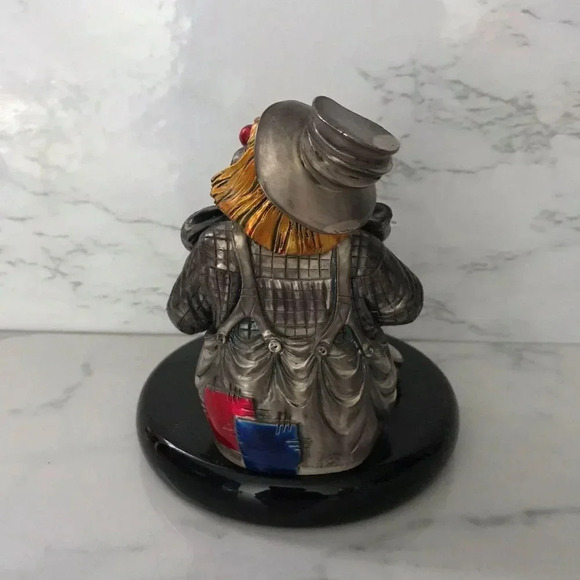 Argenti Hand Painted Silver Clown Italy - Picture 2 of 8